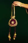 Buy_saina kapoor_Purple Embroidery Intricate Aari Work Potli Bag _at_Aza_Fashions