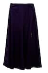 Prisho_Purple Embroidery V-neck Cape Skirt Set _Online_at_Aza_Fashions