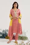 Buy Nero India Yellow Chanderi, Tissue Embroidery Stripe Pattern Dupatta at Aza Fashions Buy_Nero India_Yellow Chanderi, Tissue Embroidery Stripe Pattern Dupatta _at_Aza_Fashions