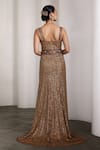 Shop Rocky Star Beige Net Sequins, Embroidery Sweetheart Neck Embellished Gown at Aza Fashions Shop_Rocky Star_Beige Net Sequins, Embroidery Sweetheart Neck Embellished Gown _at_Aza_Fashions