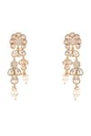 Auraa Trends_Gold Plated Diamonds, Pearls Kundan Choker Set _Online_at_Aza_Fashions