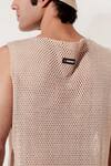 Buy_Jubinav Chadha_Cream Kantha Crochet Vest 