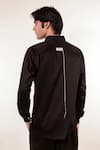 Buy_Jubinav Chadha_Black Cotton, Lycra Embroidery Hand Stapoo Shirt _Online_at_Aza_Fashions