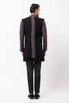Shop_PAARSH_Black Straight Kurta _at_Aza_Fashions