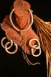 Shop_Rejuvenate Jewels_Gold Plated Metallic Hoops _at_Aza_Fashions