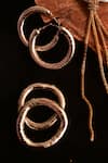 Shop_Rejuvenate Jewels_Silver Plated Metallic Hoops _at_Aza_Fashions