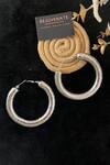 Shop_Rejuvenate Jewels_Silver Plated Metallic Hoops _Online_at_Aza_Fashions