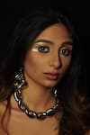 Rejuvenate Jewels_Silver Plated Knot Statement Earrings _Online_at_Aza_Fashions