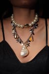 Rejuvenate Jewels_Silver Plated Coastal Charm Shell Necklace _Online_at_Aza_Fashions