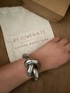 Rejuvenate Jewels_Silver Plated Metallic Knot Bracelet _Online_at_Aza_Fashions