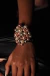 Buy_Rejuvenate Jewels_Pearls Embellished Bracelet _at_Aza_Fashions