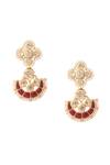Nazaakat By Samara Singh_Red Ruby Kundan Choker Set _at_Aza_Fashions