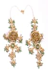 Dugran By Dugristyle_Multi Color Stones, Beads, Pearls Hara Khazana Drop Earrings _Online_at_Aza_Fashions