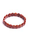 Shop_Dugran By Dugristyle_Orange Stones, Narangi Khwab Bracelet _at_Aza_Fashions