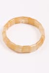Buy_Dugran By Dugristyle_Yellow Stones Sunehri Khwab Bracelet _at_Aza_Fashions