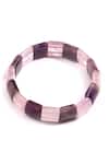 Buy_Dugran By Dugristyle_Purple Gemstones Baingani Jadoo Bracelet _at_Aza_Fashions