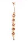Buy_Dugran By Dugristyle_Red Pearls, Beads, Gemstones Laal Nazuk Bracelet _at_Aza_Fashions