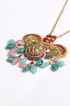 Buy_Dugran By Dugristyle_Multi Color Hari Zulf Necklace _at_Aza_Fashions