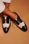 Buy Dmodot White Leather Brogue Derbys at Aza Fashions Buy_Dmodot_White Leather Brogue Derbys _at_Aza_Fashions