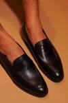 Buy Dmodot Black Penny Loafer Shoes at Aza Fashions Buy_Dmodot_Black Penny Loafer Shoes _at_Aza_Fashions