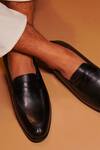 Dmodot Black Penny Loafer Shoes Online at Aza Fashions Dmodot_Black Penny Loafer Shoes _Online_at_Aza_Fashions