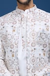 Buy Arihant Rai Sinha Cream Silk Embroidery Sherwani Set Online at Aza Fashions Buy_Arihant Rai Sinha_Cream Silk Embroidery Sherwani Set _Online_at_Aza_Fashions