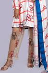 Shop_Jajobaa_White Silk Pearls Round Neck Geometric Print Kurta Set _Online_at_Aza_Fashions