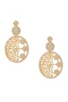 Shop_Nazaakat By Samara Singh_Gold Plated Diamonds Stone Embellished Necklace Set _Online_at_Aza_Fashions