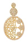 Nazaakat By Samara Singh_Gold Plated Diamonds Stone Embellished Necklace Set _Online