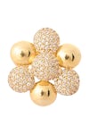 Nazaakat By Samara Singh_Gold Plated Faux , Stone Embellished Necklace Set _Online