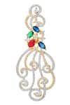 Buy_Nazaakat By Samara Singh_Diamonds, Stones Multi Color Embellished Earrings _Online_at_Aza_Fashions