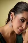 Shop_Nazaakat By Samara Singh_Diamonds, Stones Multi Color Embellished Earrings _Online_at_Aza_Fashions