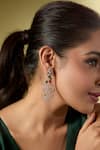 Nazaakat By Samara Singh_Diamonds, Stones Multi Color Embellished Earrings _at_Aza_Fashions