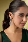Buy_Nazaakat By Samara Singh_Diamonds, Stones Multi Color Embellished Earrings _at_Aza_Fashions
