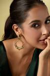 Buy_Nazaakat By Samara Singh_Faux Diamonds, Stones Multi Color Embellished Earrings _at_Aza_Fashions