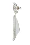 Nazaakat By Samara Singh_Silver Plated Embellished Pair Of Earrings _Online_at_Aza_Fashions