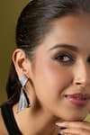 Nazaakat By Samara Singh_Silver Plated Embellished Pair Of Earrings _at_Aza_Fashions