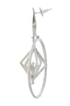 Buy_Nazaakat By Samara Singh_Silver Plated Embellished Pair Of Earrings _Online_at_Aza_Fashions