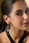 Nazaakat By Samara Singh_Silver Plated Embellished Pair Of Earrings _at_Aza_Fashions