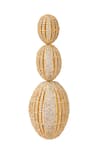 Shop_Nazaakat By Samara Singh_Gold Plated Faux Diamonds Stone Embellished Pair Of Earrings _Online_at_Aza_Fashions