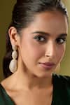 Buy_Nazaakat By Samara Singh_Gold Plated Faux Diamonds Stone Embellished Pair Of Earrings _at_Aza_Fashions