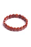 Buy_Dugran By Dugristyle_Orange Stones, Narangi Khwab Bracelet _at_Aza_Fashions