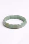 Shop_Dugran By Dugristyle_Green Stones, Beads Sabz Roop Bracelet _at_Aza_Fashions