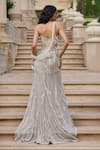 Shop_Tarun Tahiliani_Embellished Fishtail Skirt With Bustier _at_Aza_Fashions