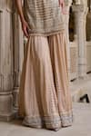 Tarun Tahiliani_Sequin Embroidered Kurta Sharara Set _Online_at_Aza_Fashions