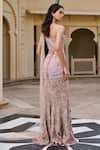 Shop_Tarun Tahiliani_Floral Fishtail Skirt & Corset _at_Aza_Fashions