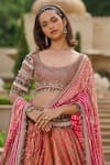 Shop_Tarun Tahiliani_Gharchola & Brocade Lehenga Set _Online_at_Aza_Fashions
