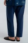 Shop_Rias Jaipur_Blue Cotton Indigo Barrel Pant _at_Aza_Fashions