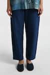 Buy_Rias Jaipur_Blue Cotton Indigo Barrel Pant _Online_at_Aza_Fashions