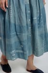 Rias Jaipur_Blue Cotton Indigo Skirt _at_Aza_Fashions